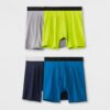 Paquete de 4 boxers para niño talla M marca all in motion