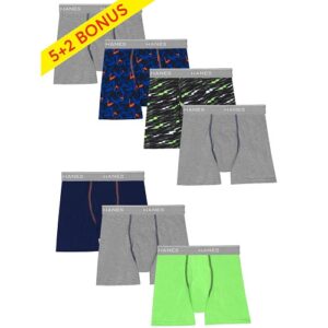 Alternative view of Paquete de 7 boxers Comfort sin etiqueta talla 6-7 para niño,