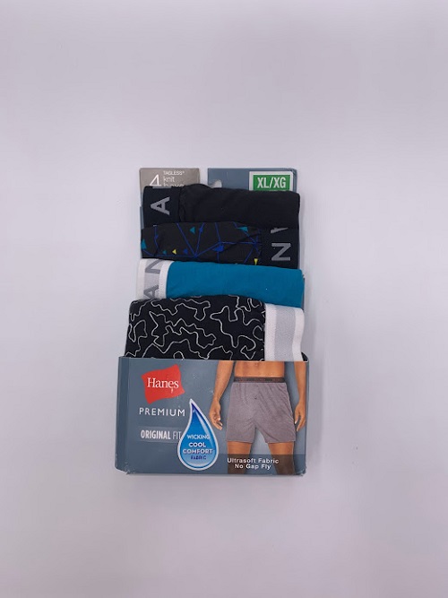 Calzoncillos de punto Premium para hombre, paquete de 4 talla XL marca Hanes