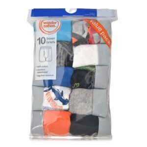 Alternative view of Paquete de 10 boxers para niño talla XXL marca Wonder Nation