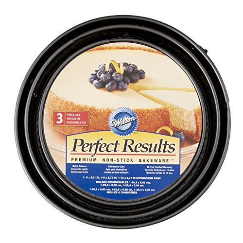 Juego de moldes desmontables marca Wilton, 3 piezas