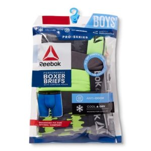 Alternative view of Paquete de 4 calzoncillos tipo boxer para niños talla L marca Reebok