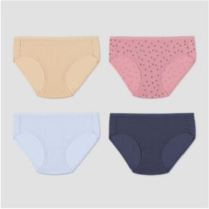 Calzon tipo hipster  para mujer, paquete de 4 talla 2XL marca Hanes
