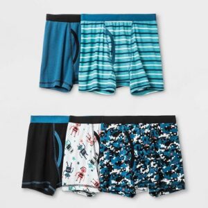 Paquete de 5 Bóxer para niño talla M marca Cat & Jack