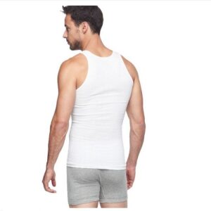Alternative view of 6 camisas de tirantes para caballero talla M (38-40) marca Hanes