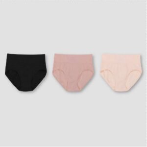 Alternative view of Paquete de 3 calzones sin costuras suavizantes, talla 5/S Los colores pueden variar marca Hanes