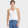 Paquete de 4 camisas de tirantes para caballero talla XL marca Goodfellow & Co