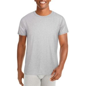 6 Playeras para Caballero Talla L Marca Hanes