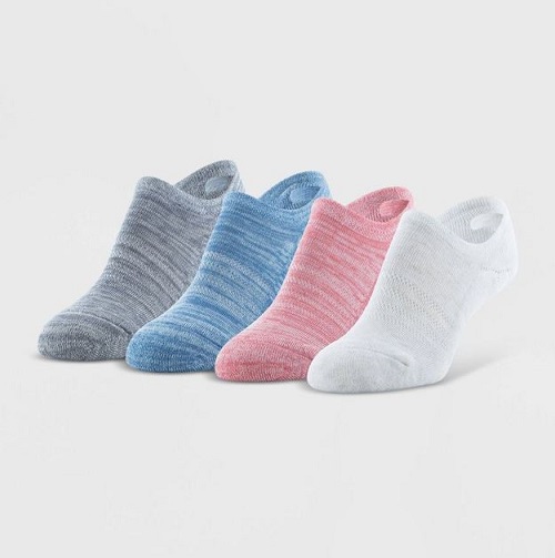 Pack de 4 calcetines deportivos para dama talla 5-10 marca Peds