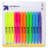 Paquete de 12 marcatextos marca Up&Up