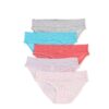 Calzones de bikini elásticas de encaje para mujer, paquete de 5 talla S/CH marca Secret Treasures