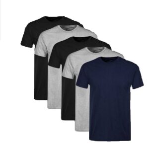 Camiseta teñida para hombre, 5 unidades talla M marca Hanes