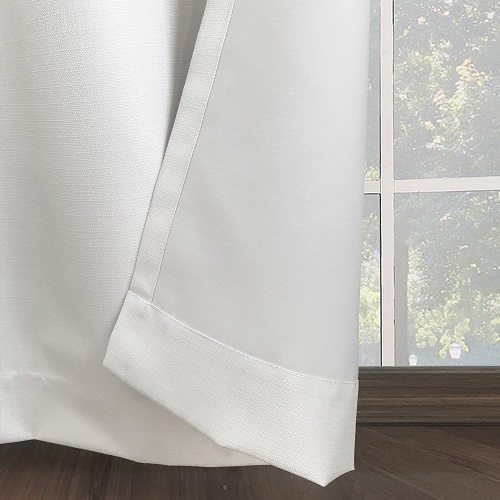 Blackout Cortinas, Juego de 2, 37" x 84", Blanco marca Mainstays - Imagen 3