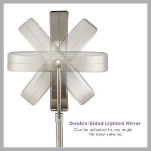 Alternative view of Espejo de tocador iluminado de doble cara con luces LED marca Conair