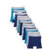 Boxers para niños, paquete de 11 piezas tallas S (6-8) marca Hanes