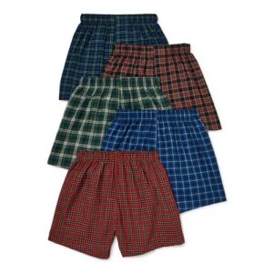 Paquete de 5 calzoncillos escoceses para niños talla M marca Wonder Nation