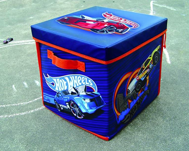 Caja plegable con pista Hot Wheels Segunda que Barato