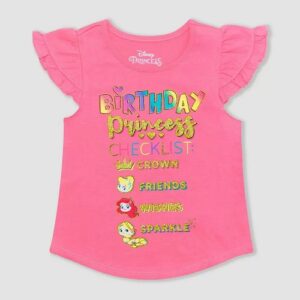 Camiseta con diseño de princesas para niña talla 4T marca Disney