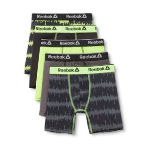 Paquete de 5 boxers para niño talla L marca Reebok