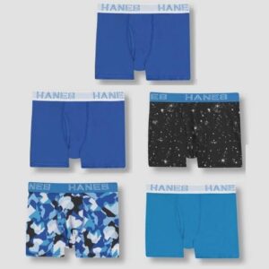 Alternative view of Paquete de 5 bóxer para niño talla S marca Hanes