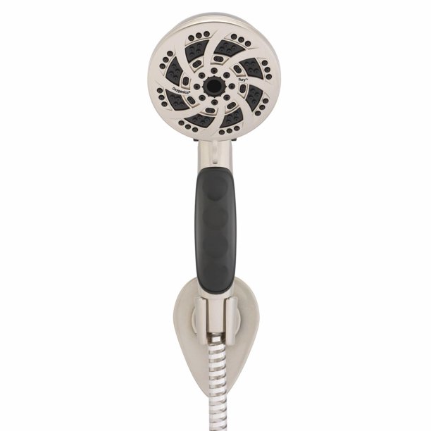 Cabezal de ducha de maño de niquel con 5 configuraciones marca Oxygenics - Imagen 3