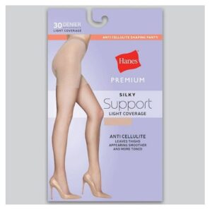 Alternative view of Pantimedias moldeadoras de cintura alta talla XL marca Hanes