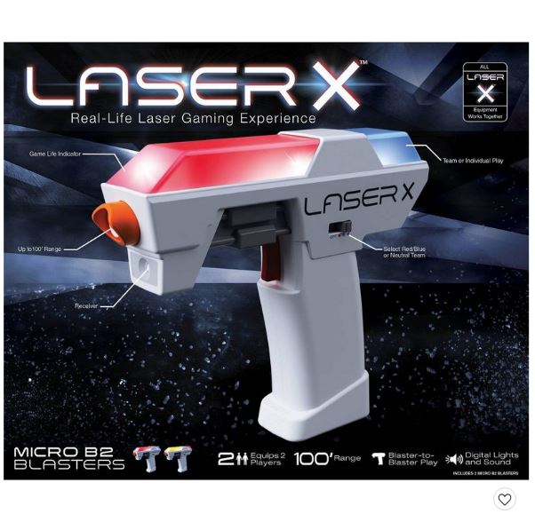 Juego de pistolas láser marca Laser X - Imagen 3