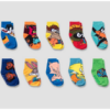 10 pares de calcetines SPACE JAM  talla 6-12 M