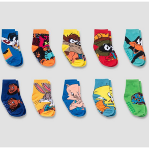 10 pares de calcetines SPACE JAM  talla 6-12 M