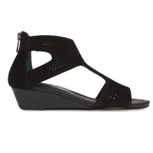 Alternative view of Sandalias de cuña para dama de color negro talla 8½ marca DONALD PLINER