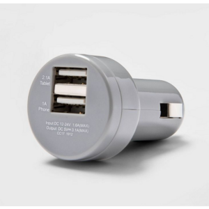 Alternative view of Cargador de carroUSB de 2 puertos marca heyday