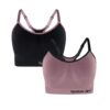 Paquete de 2 brasiers deportivos para dama talla L marca Reebok