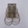 Juego de Aretes Dorados, Plateados y Rosados -Studios S Multiples