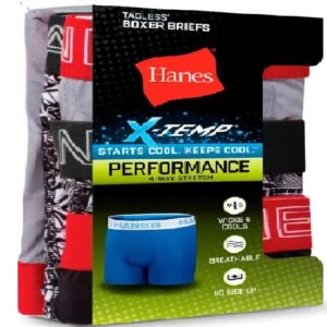 Boxer para niño paquete de 4 talla M marca Hanes