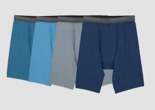 Fruit of the Loom - Calzoncillos tipo bóxer de microfibra para hombre XL
