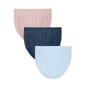 Paquete de 3 calzones de corte alto para dama talla S marca Radiant vanity fair