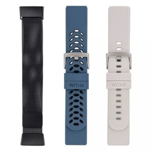Paquete de 3 correas de repuesto para Fitbit Charge 3/4 marca WITHit