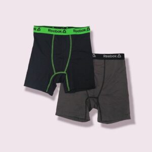 Paquete de 2 boxers para niño talla XL marca Reebok