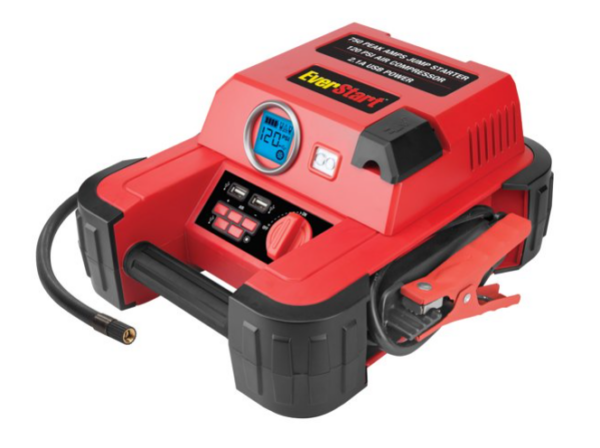 Jumper EverStart 750A con compresor digital de 120 PSI