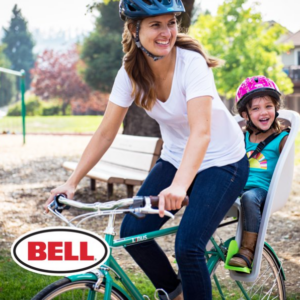 Alternative view of portabebés trasero asiento de bicicleta, grafito - Bell Sports Shell