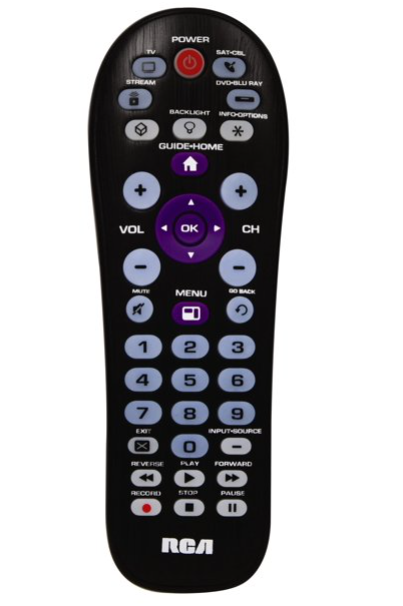 Control remoto transmisión remota universal de 4 dispositivos RCA