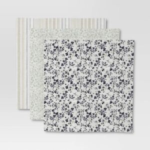 Paquete de 3 pañuelos de algodon de 22 x 22 in marca Smith & Hawken