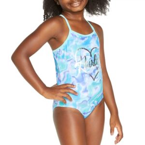 Traje de baño de una pieza para niña talla  7/8 marca Hurley