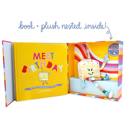 Libro y peluche Una historia de cómo llegan a ser los cumpleaños marca Meet Birthday - Imagen 3
