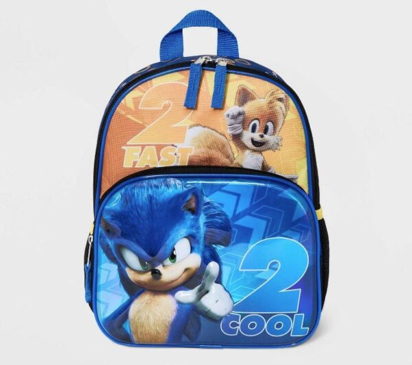 Mochila para niño Sonic the Hedgehog 2 color azul