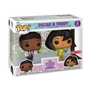Figura doble de funko pop de Oscar y Trudy de ''The proud family'' marca Funko