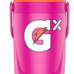 Contenedor de agua marca Gatorade de 64 onzas color Rosa