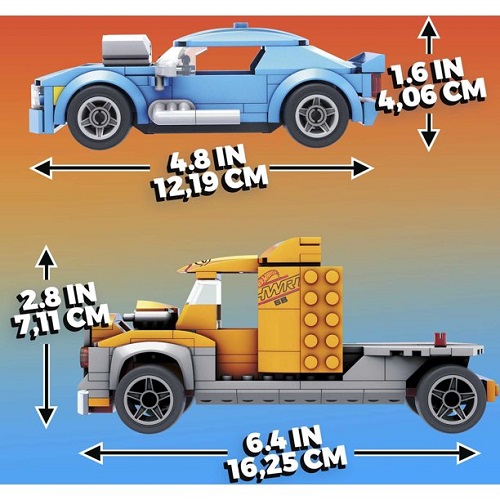 Juego de construcción Hot Wheels Twinduction Hauler marca Mega Construx - Imagen 2