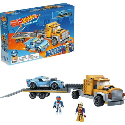Juego de construcción Hot Wheels Twinduction Hauler marca Mega Construx