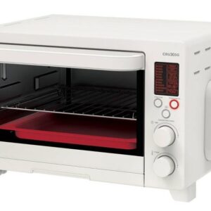 Horno tostador digital 10 en 1 de 6 rebanadas con Air Fry marca CRUXGG color nieve